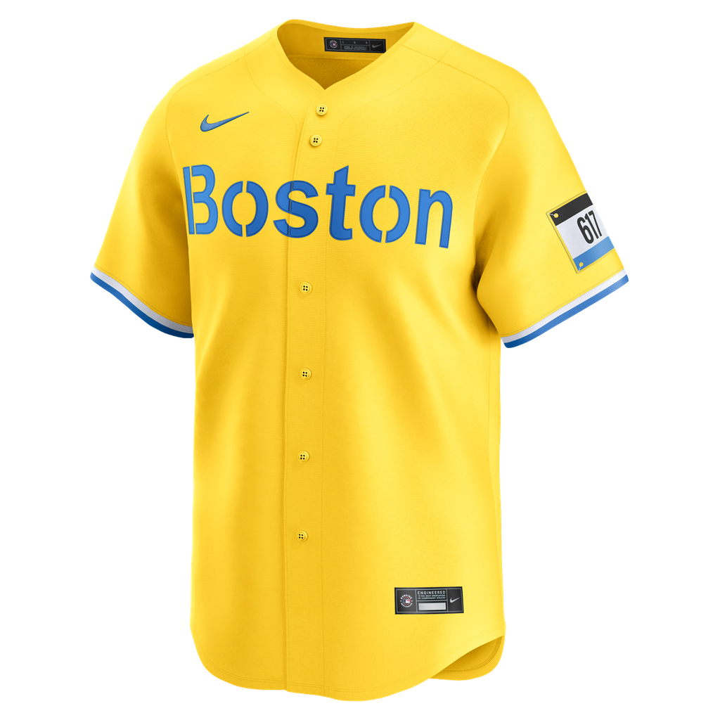 Men's Boston Red Sox Gold City Connect Jersey