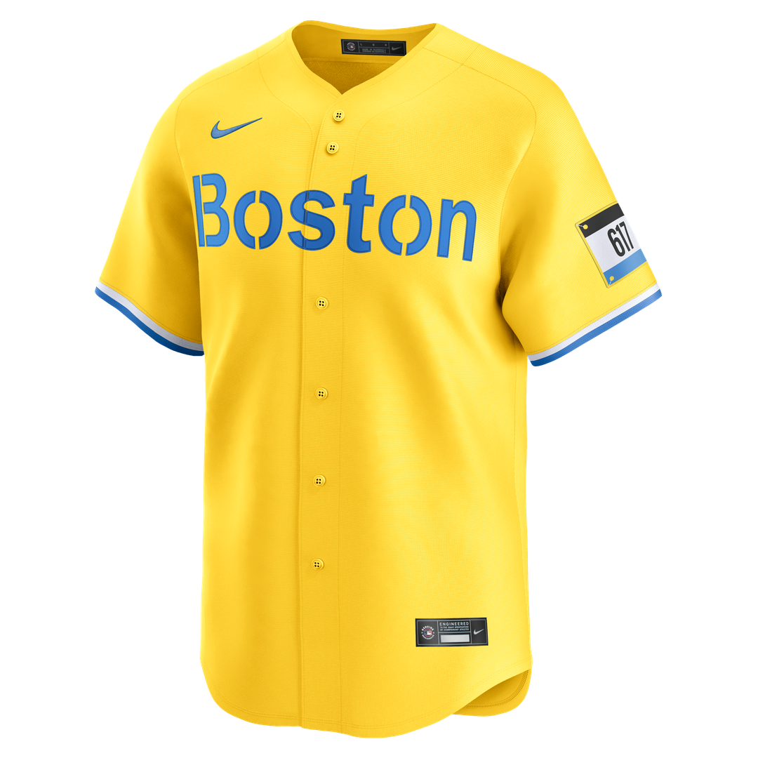 Men's Boston Red Sox Gold City Connect Jersey