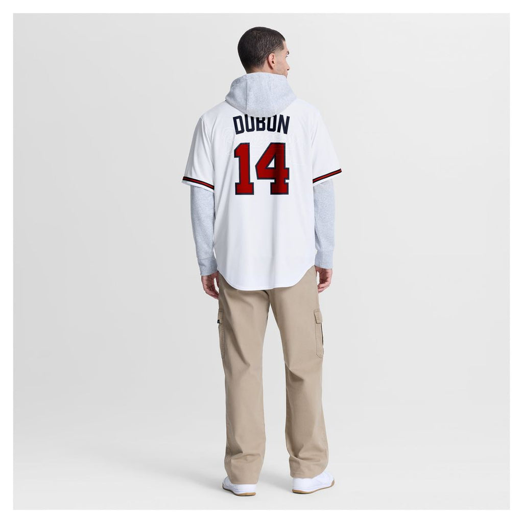 Men's Atlanta Braves Mauricio Dubón White Home Replica Jersey