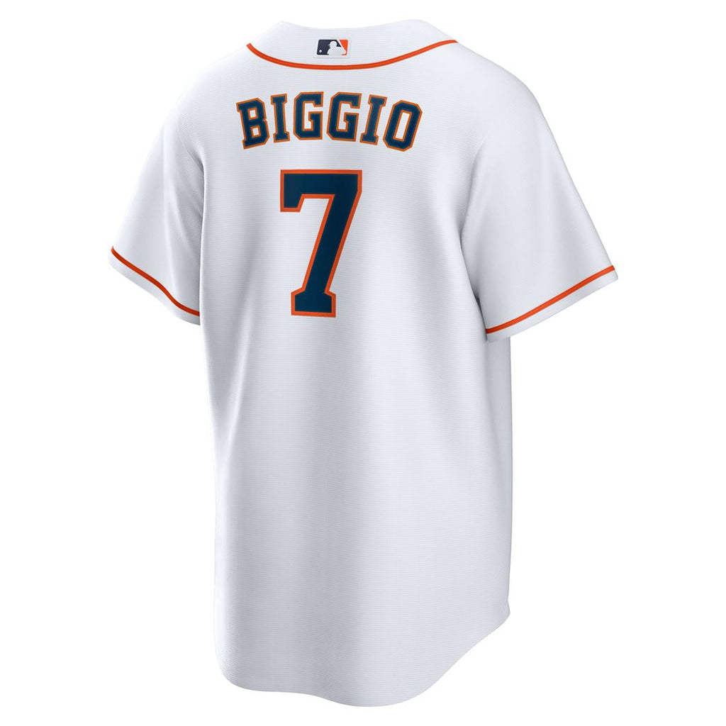 Men's Houston Astros Craig Biggio White Home Retired Player Replica Jersey