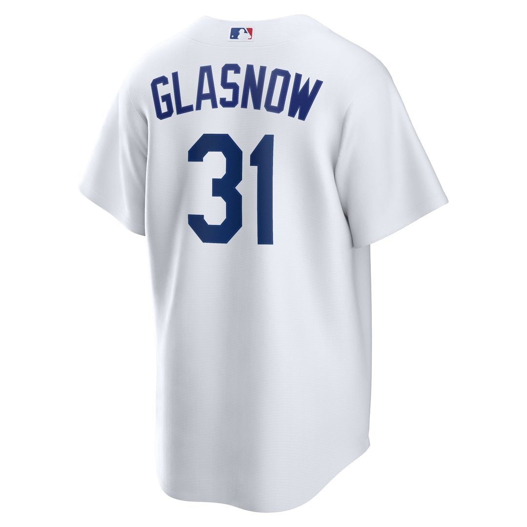Men's Los Angeles Dodgers Tyler Glasnow White Home Replica Jersey