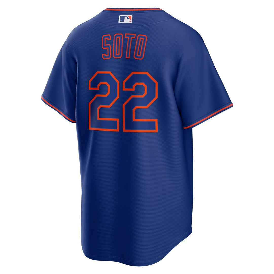 Men's New York Mets Juan Soto Gray Road Replica Jersey