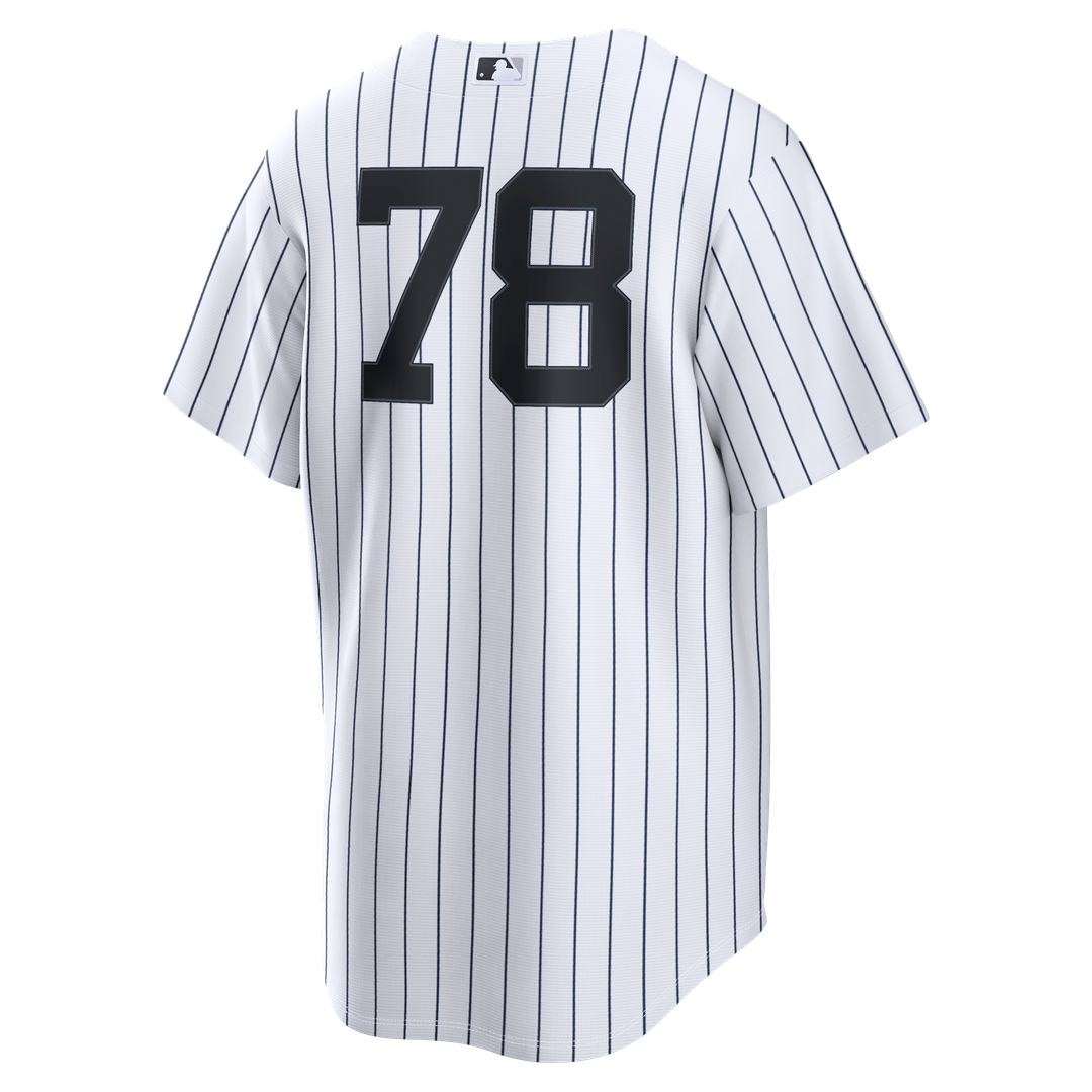 Men's New York Yankees Spencer Jones White Home Replica Jersey