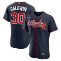 Men's Atlanta Braves Drake Baldwin Navy Alternate Awards Jersey