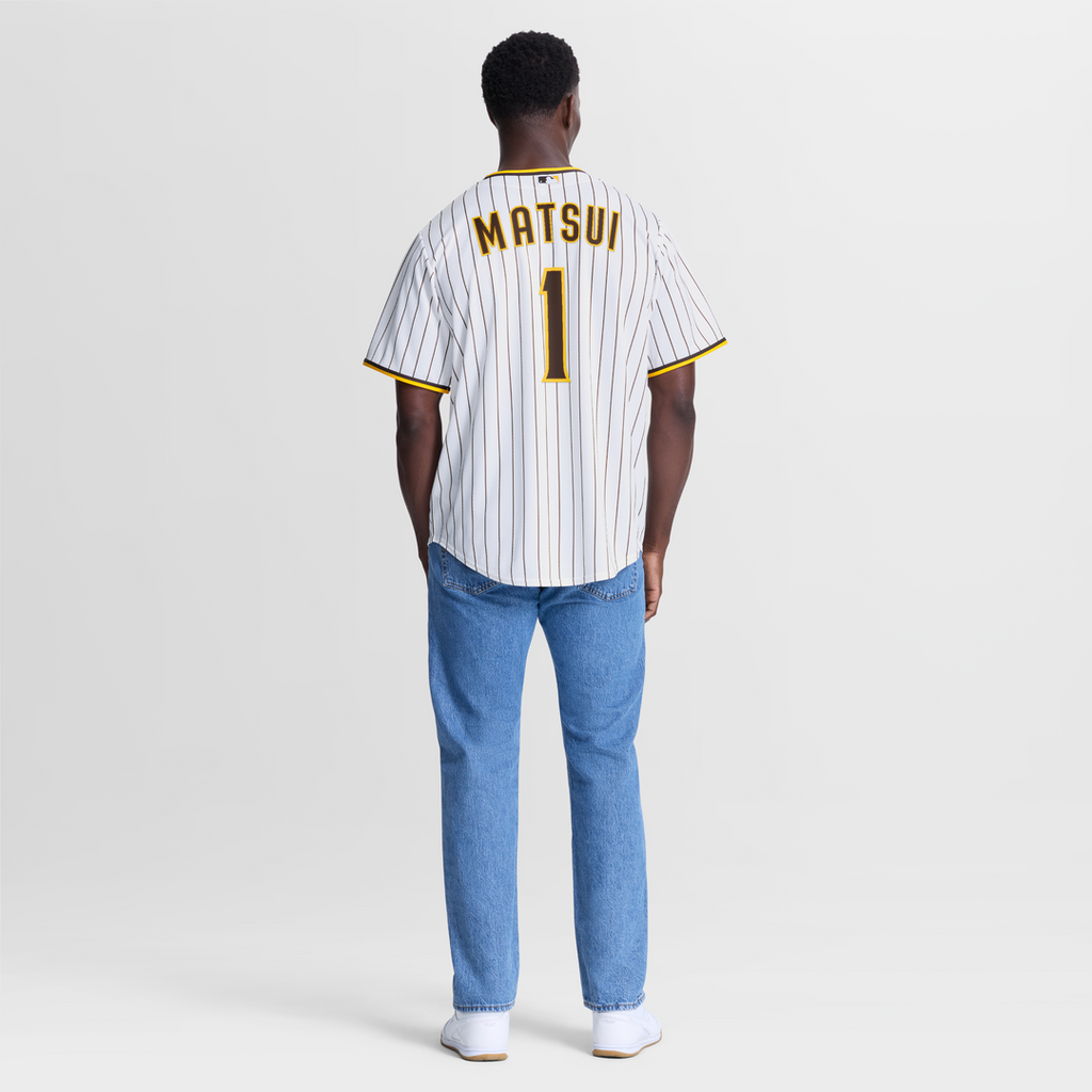 Men's San Diego Padres Yuki Matsui White Home Replica Jersey