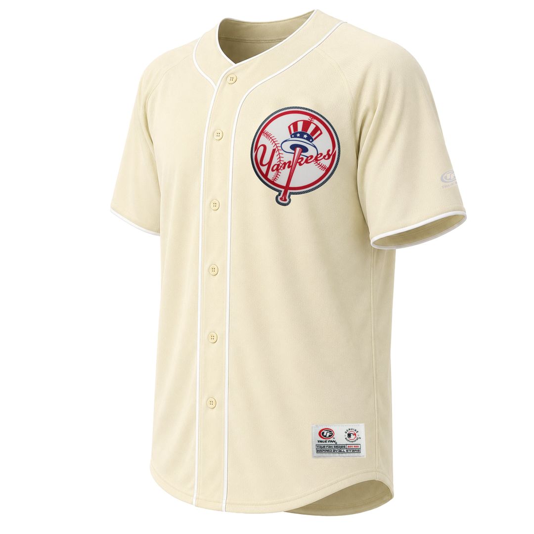 Men's New York Yankees Cream Fashion Jersey