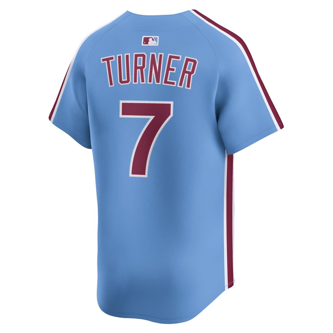 Men's Philadelphia Phillies Trea Turner White Home Player Jersey