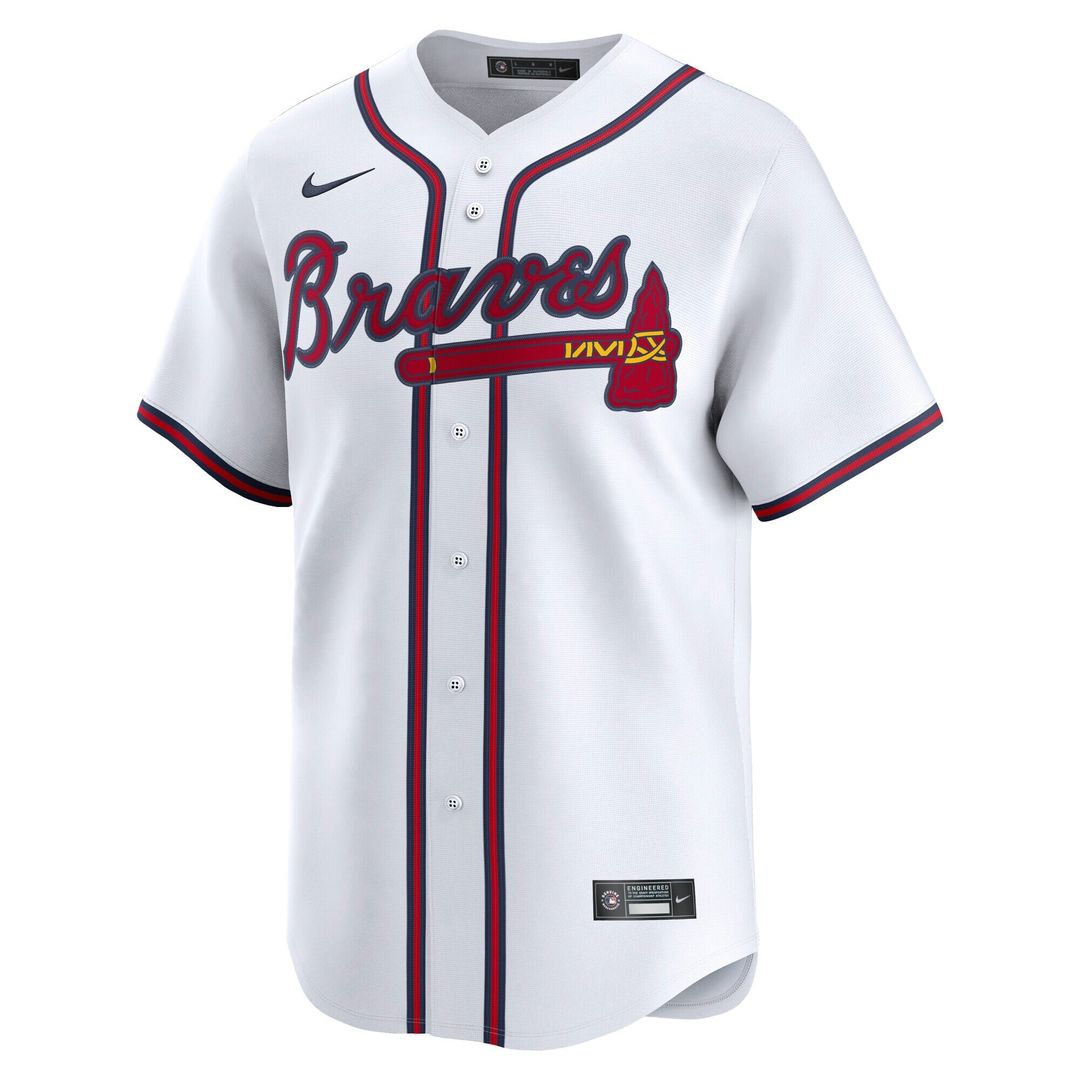 Men's Atlanta Braves White Home Jersey