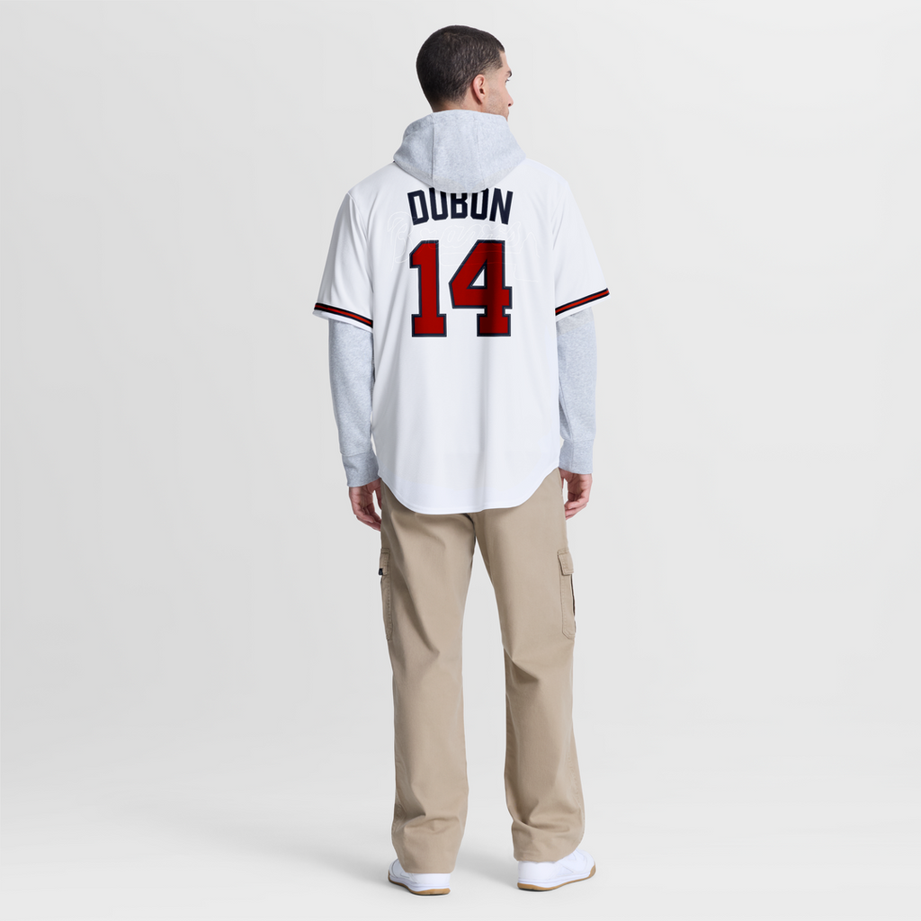 Men's Atlanta Braves Mauricio Dubón White Home Replica Jersey