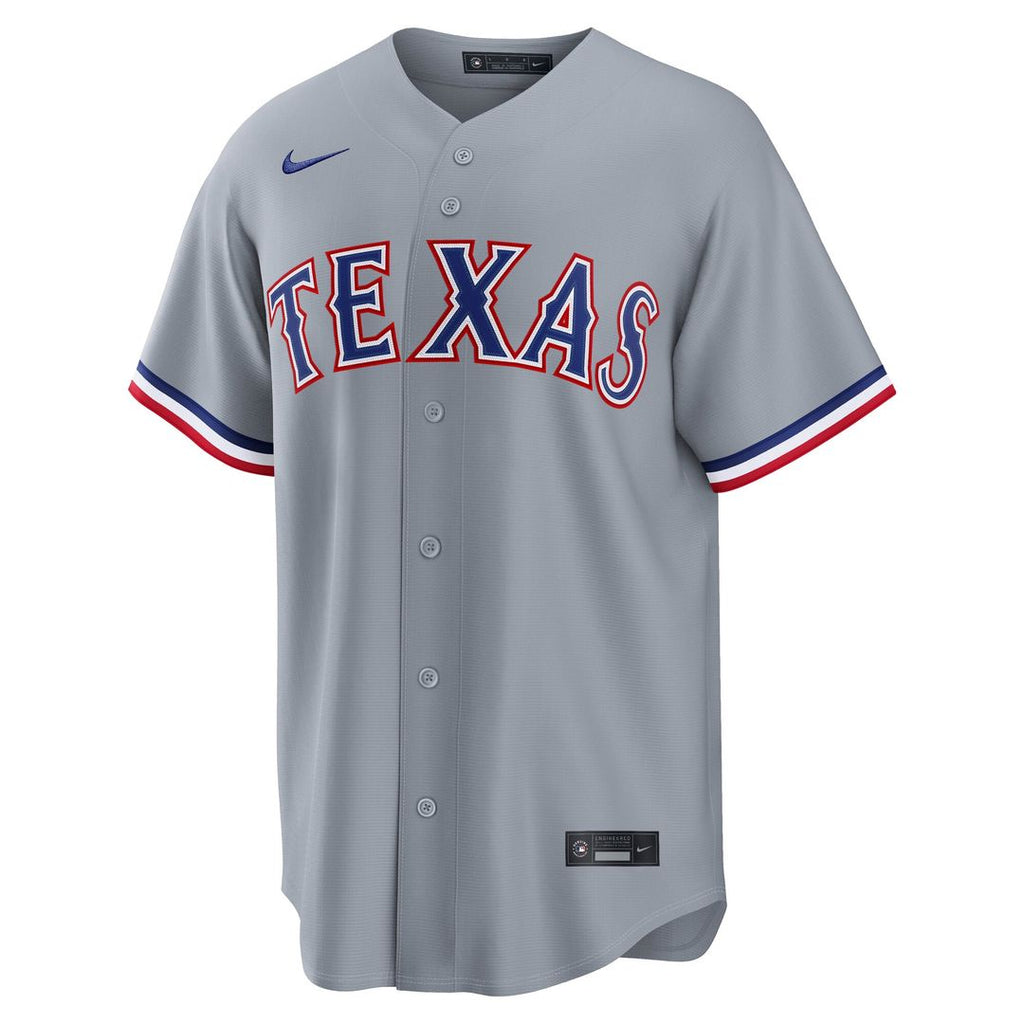 Men's Texas Rangers Corey Seager Gray Road Replica Jersey