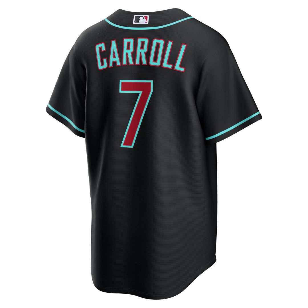 Men's Arizona Diamondbacks Corbin Carroll Gray Road Replica Jersey