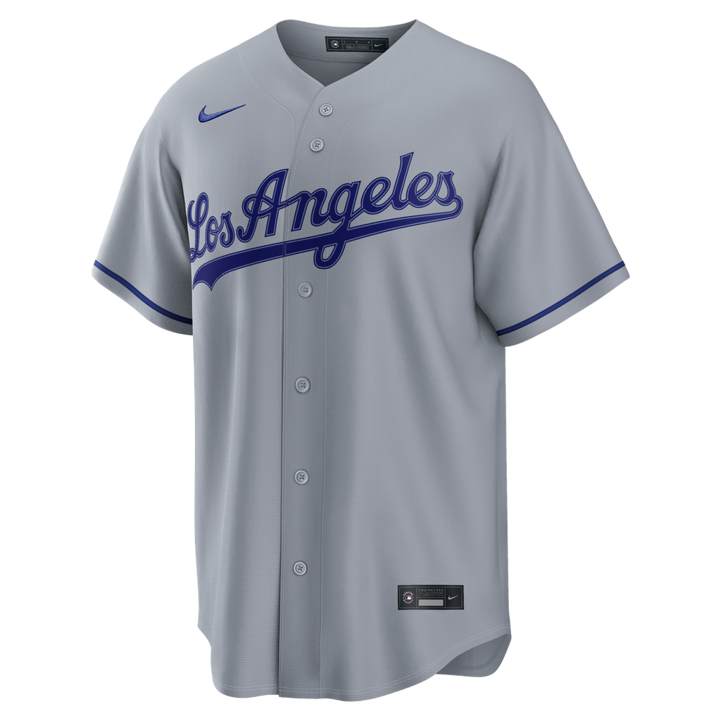 Men's Los Angeles Dodgers Kyle Tucker Gray Road Replica Jersey