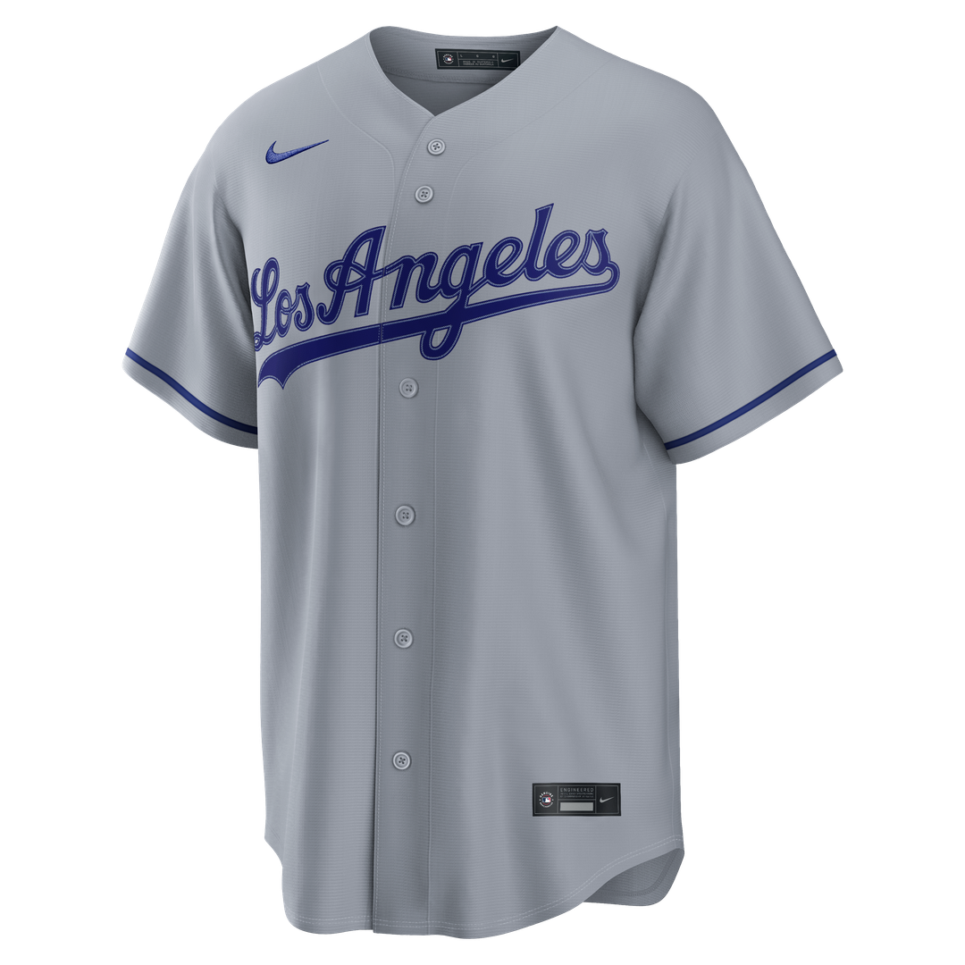 Men's Los Angeles Dodgers Kyle Tucker Gray Road Replica Jersey