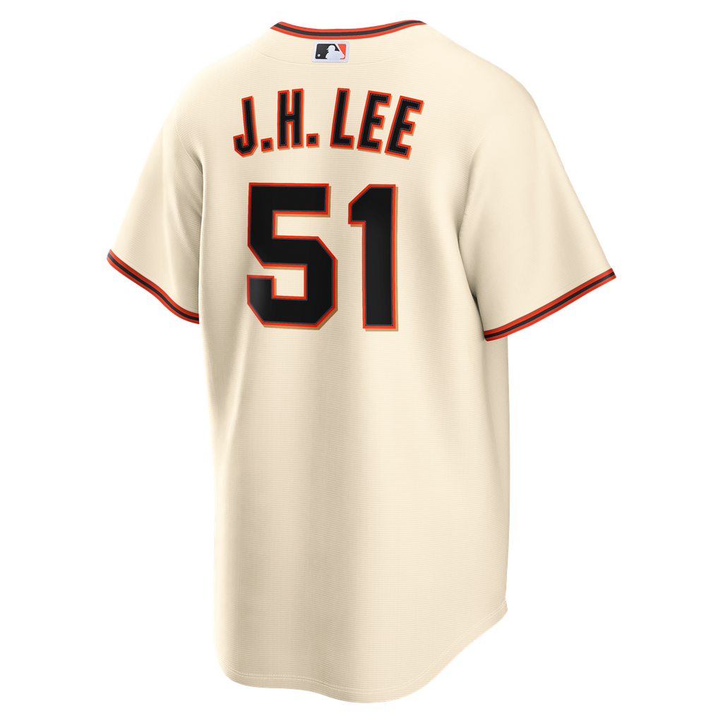 Men's San Francisco Giants Jung Hoo Lee Cream Home Replica Jersey