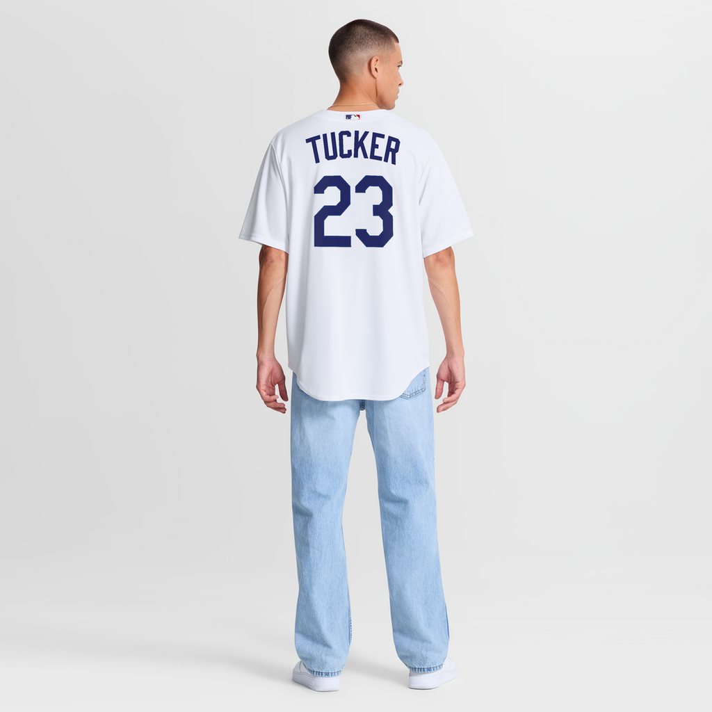 Men's Los Angeles Dodgers Kyle Tucker White Home Replica Jersey