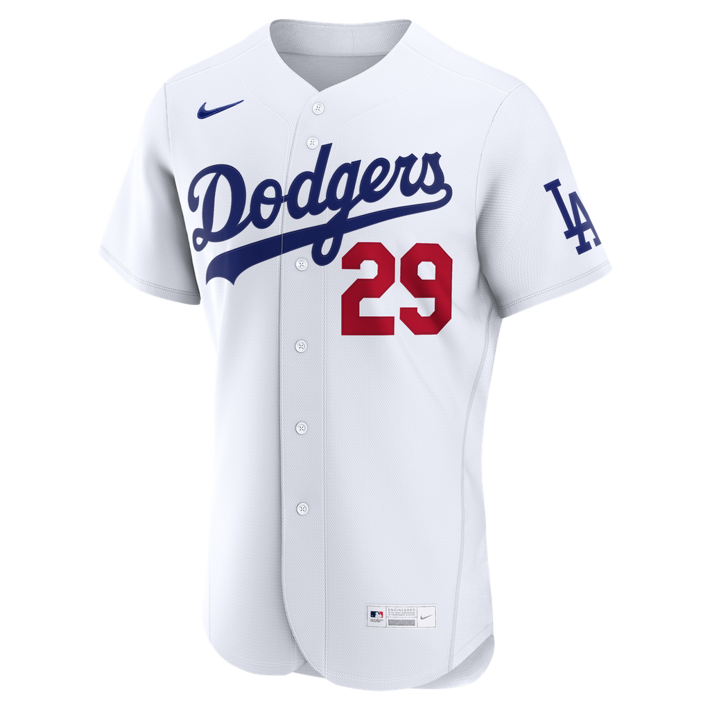 Men's Los Angeles Dodgers Tarik Skubal White Home Jersey