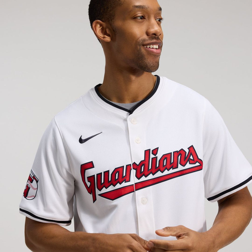 Men's Cleveland Guardians Jose Ramirez White Home Player Jersey