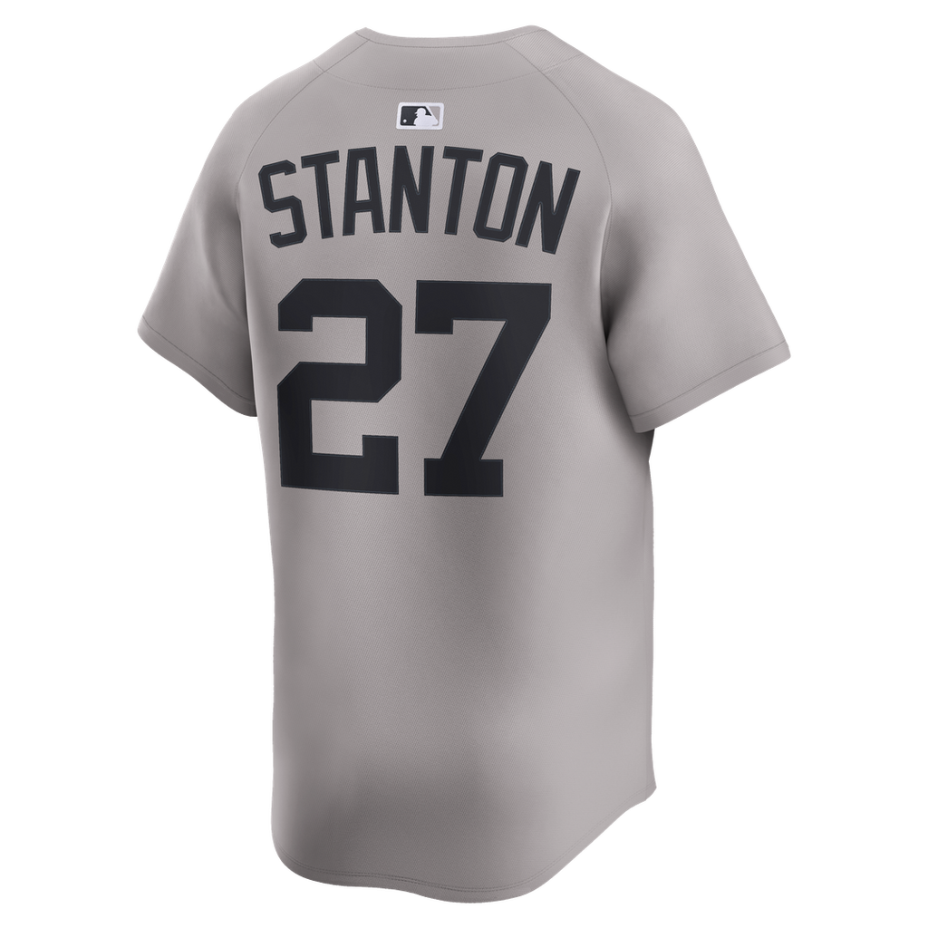 Men's New York Yankees Giancarlo Stanton Gray Road Jersey