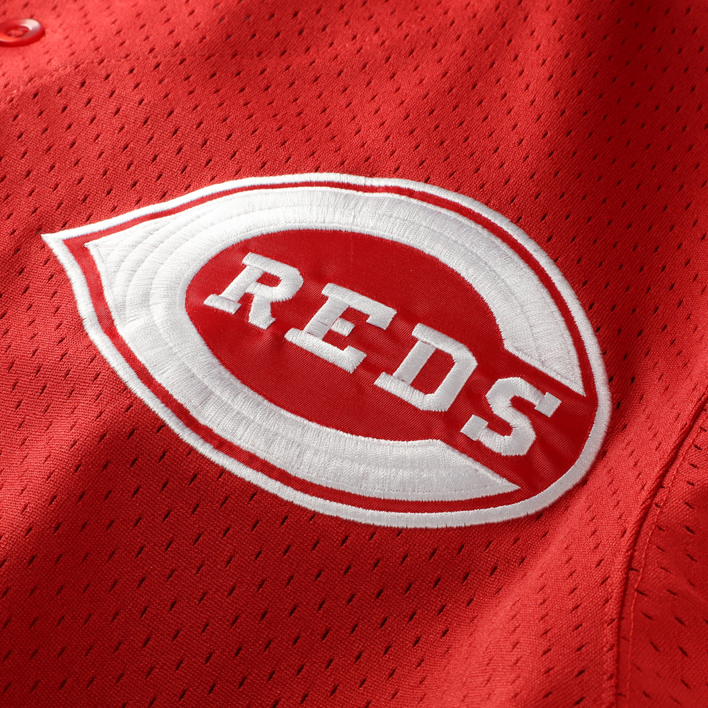Men's Cincinnati Reds Deion Sanders Red Big & Tall Mesh Batting Practice Jersey