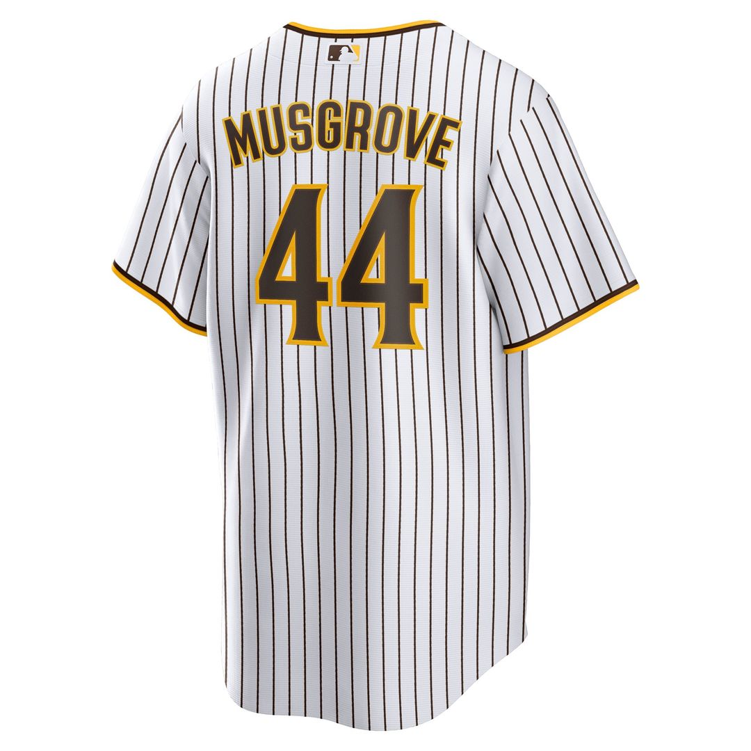 Men's San Diego Padres Joe Musgrove White Home Replica Jersey