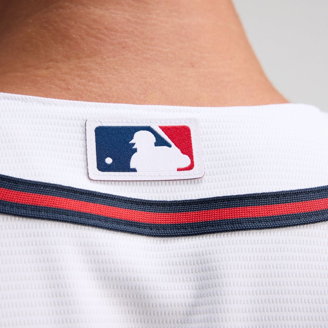 Men's Atlanta Braves White Home Replica Team Jersey