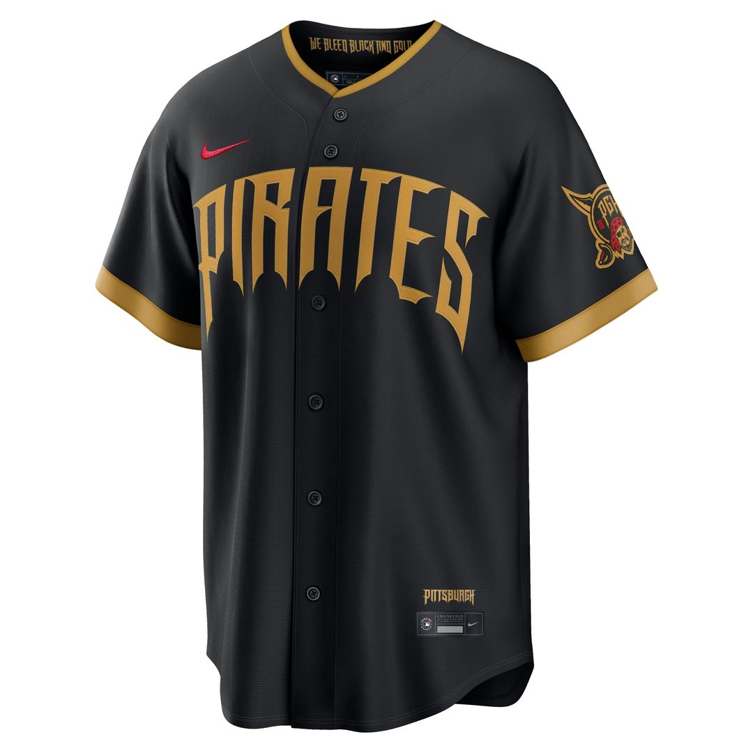 Men's Pittsburgh Pirates Paul Skenes Black 2026 City Connect Stadium Jersey