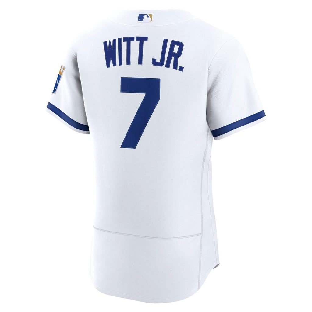 Men's Kansas City Royals Bobby Witt Jr. White Jersey