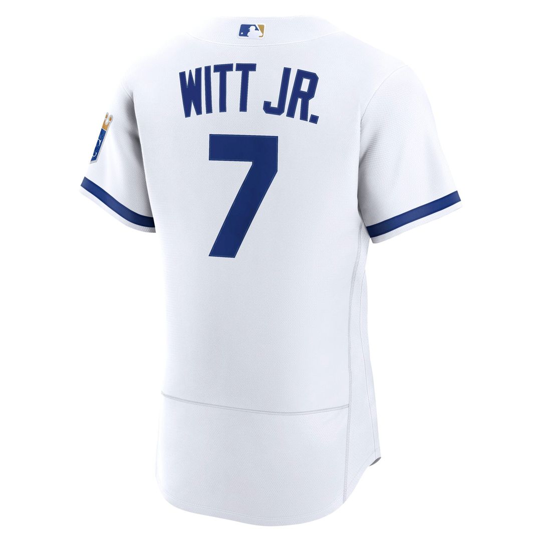 Men's Kansas City Royals Bobby Witt Jr. White Jersey