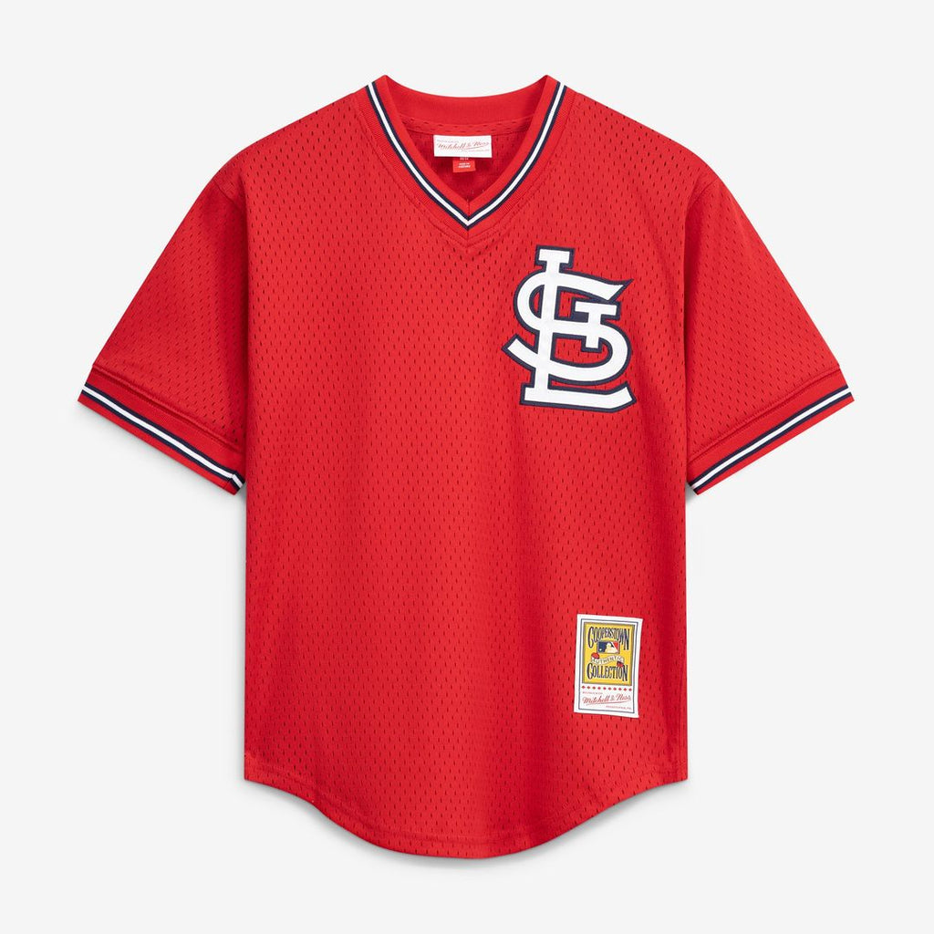 Men's St. Louis Cardinals Ozzie Smith Scarlet Batting Practice Jersey