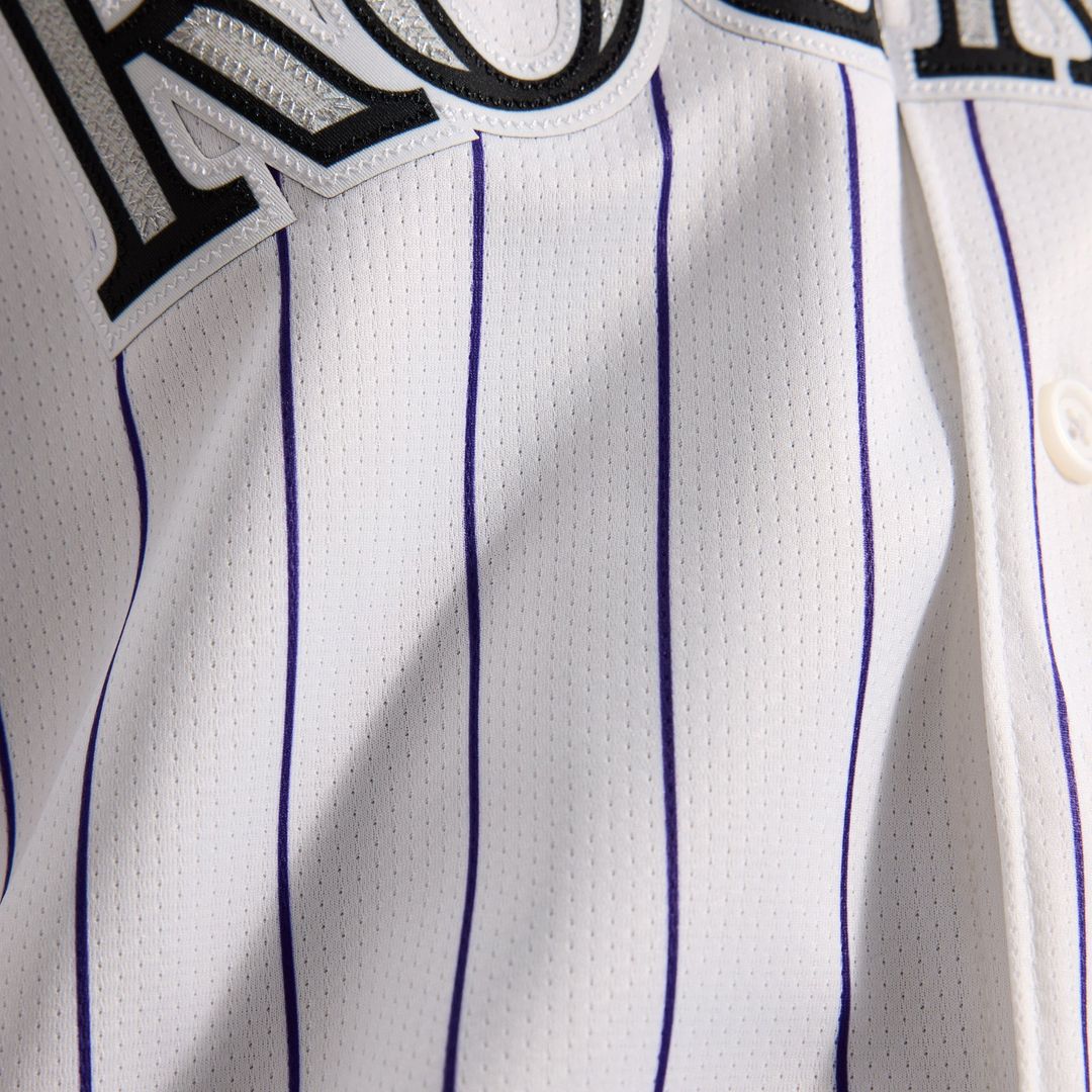 Men's Colorado Rockies White Home Jersey