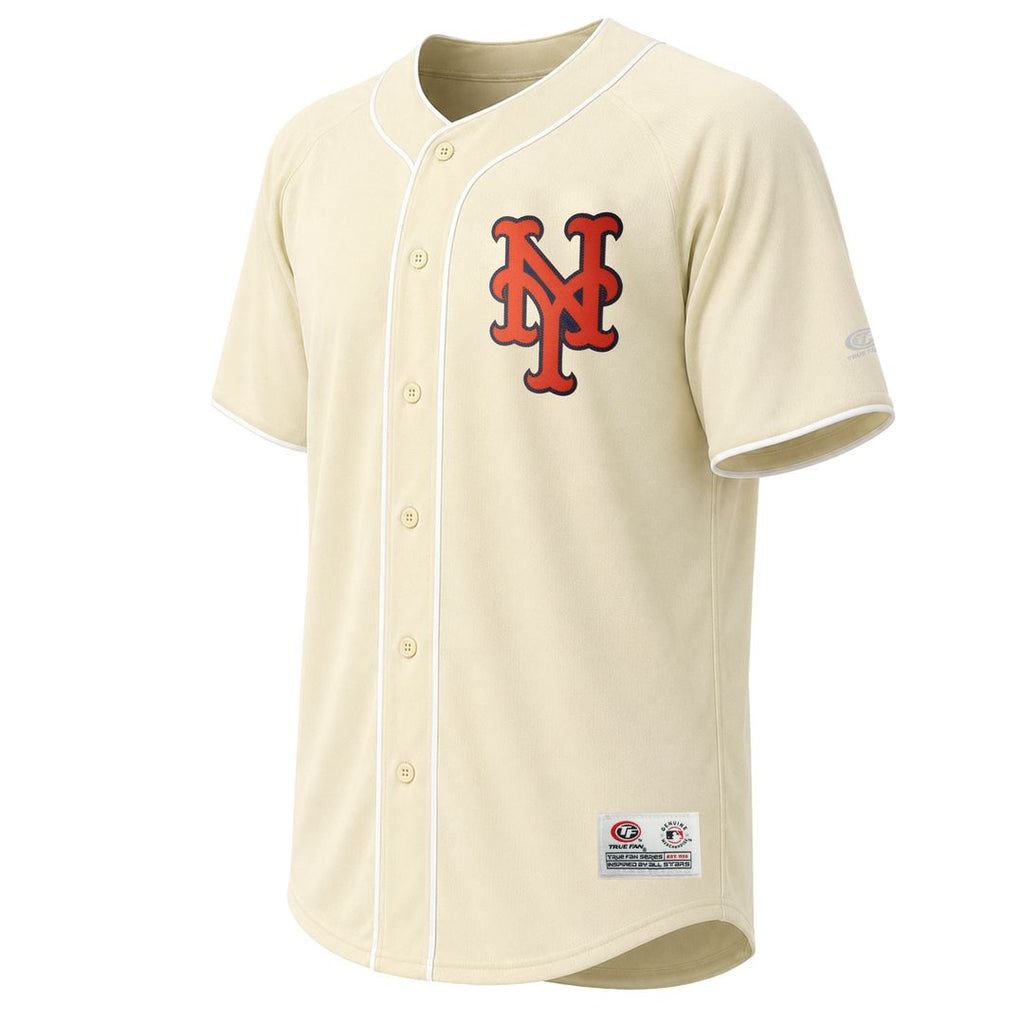 Men's New York Mets Cream Fashion Jersey
