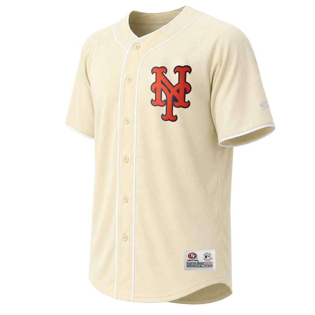 Men's New York Mets Cream Fashion Jersey