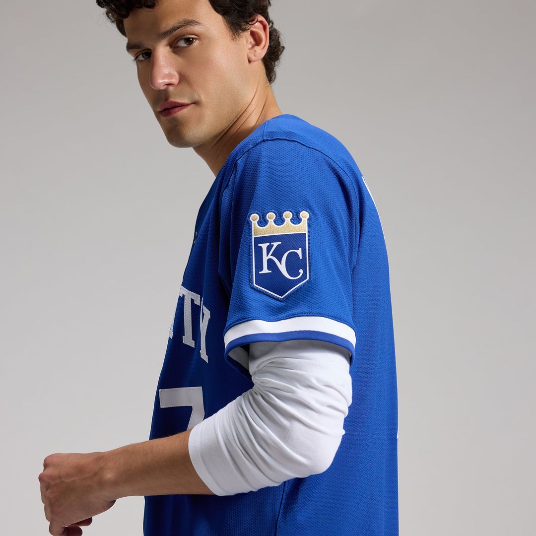 Men's Kansas City Royals Bobby Witt Jr. Royal Alternate 2 Elite Player Jersey
