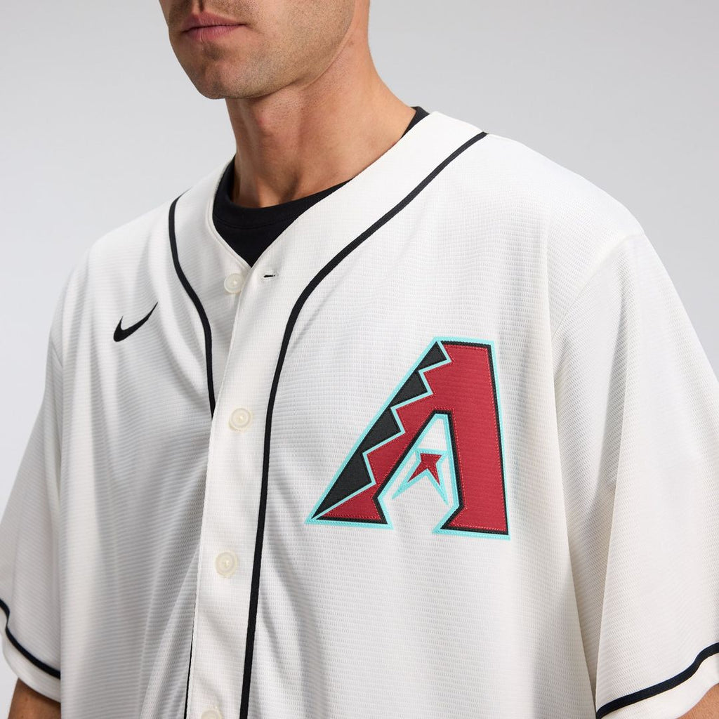 Men's Arizona Diamondbacks Corbin Carroll Cream Home Replica Jersey