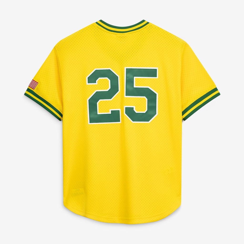 Men's Athletics Mark McGwire Gold Batting Practice Jersey