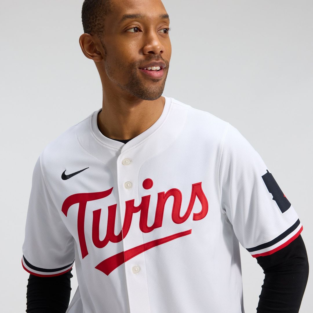 Men's Minnesota Twins White Home Jersey