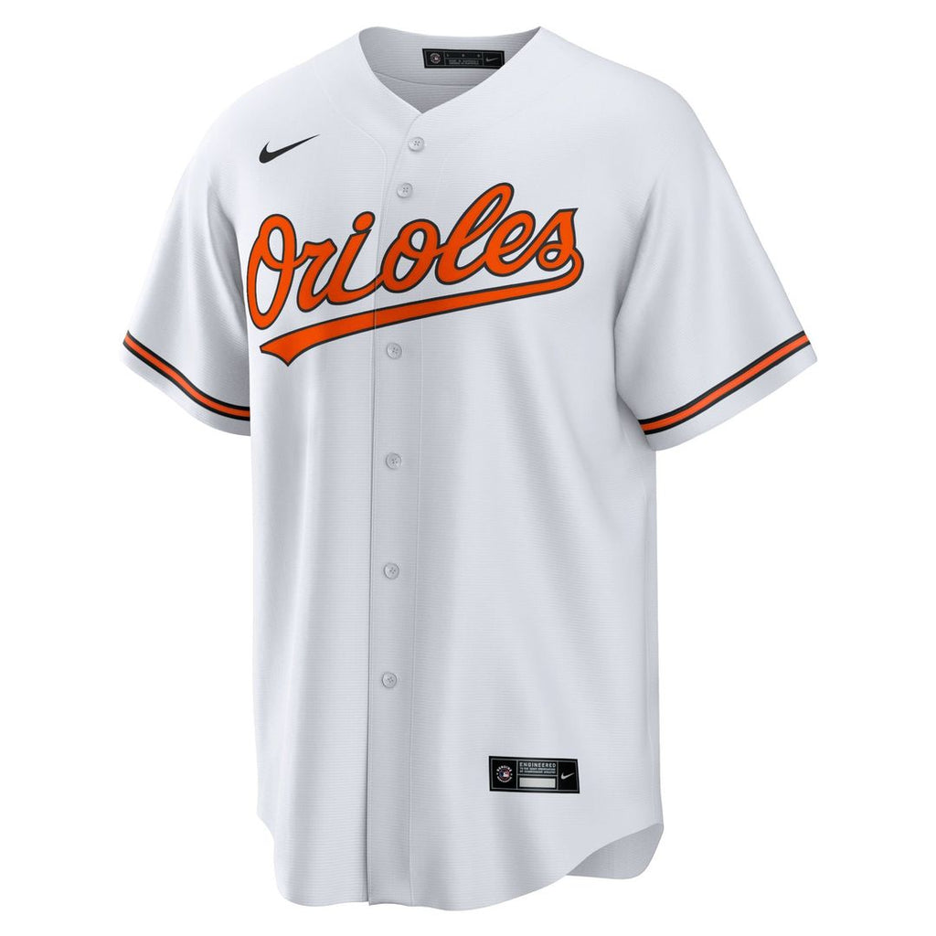 Men's Baltimore Orioles Ryan Mountcastle White Home Replica Jersey