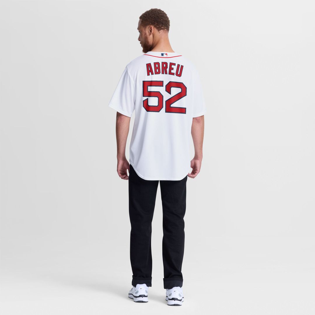 Men's Boston Red Sox Wilyer Abreu White Home Replica Jersey