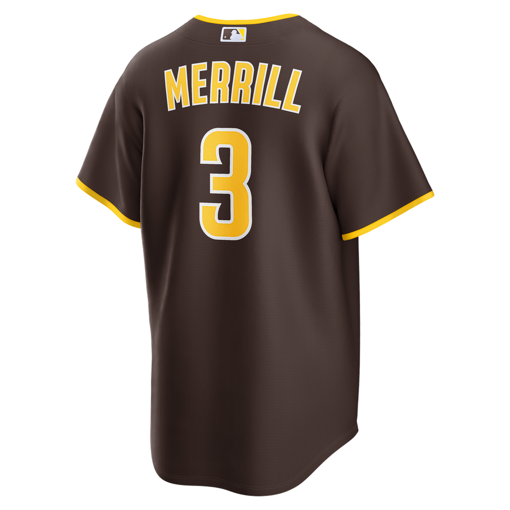 Men's San Diego Padres Jackson Merrill Sand Alternate Replica Jersey