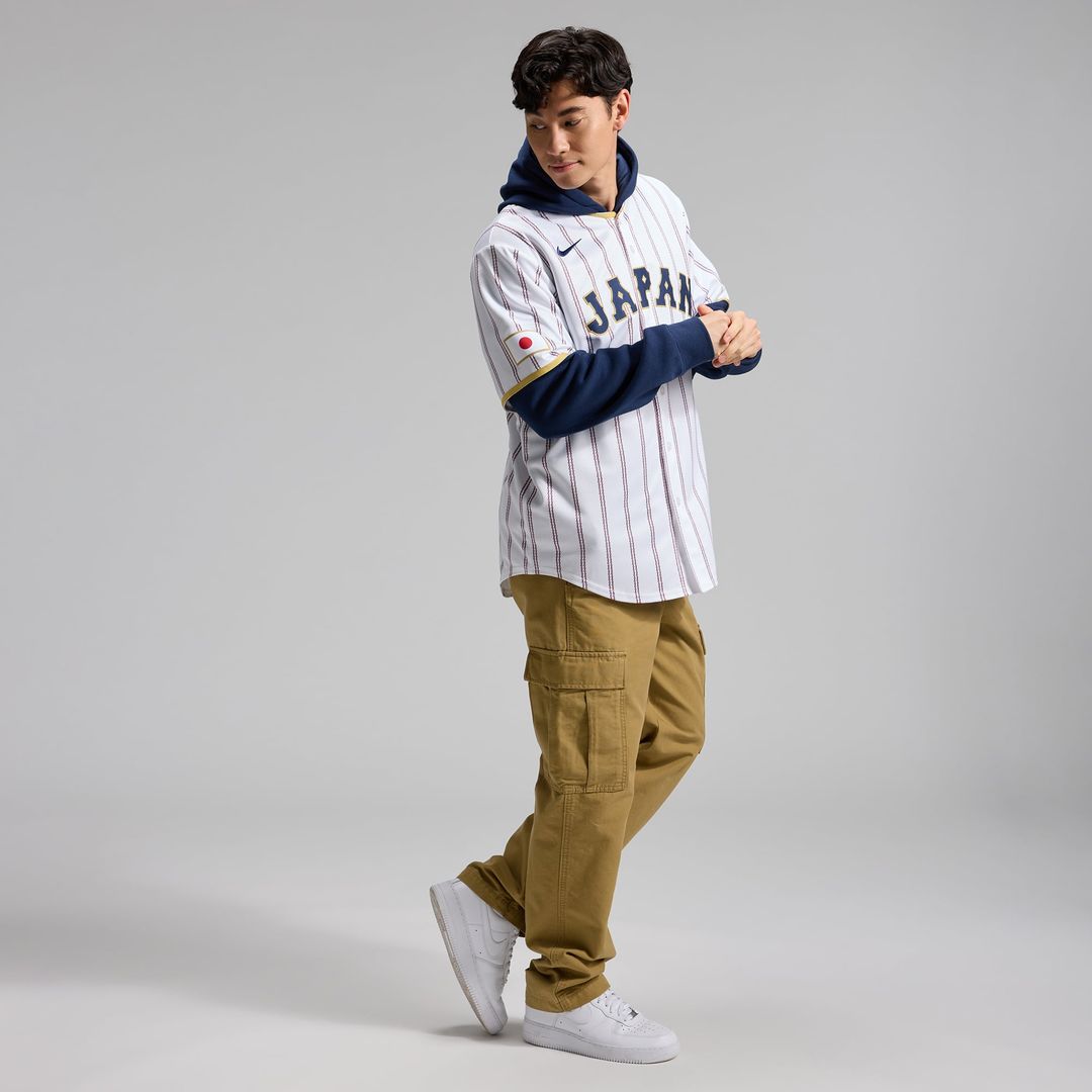 Men's Japan Baseball Yoshinobu Yamamoto White 2026 World Baseball Classic Home Stadium Jersey