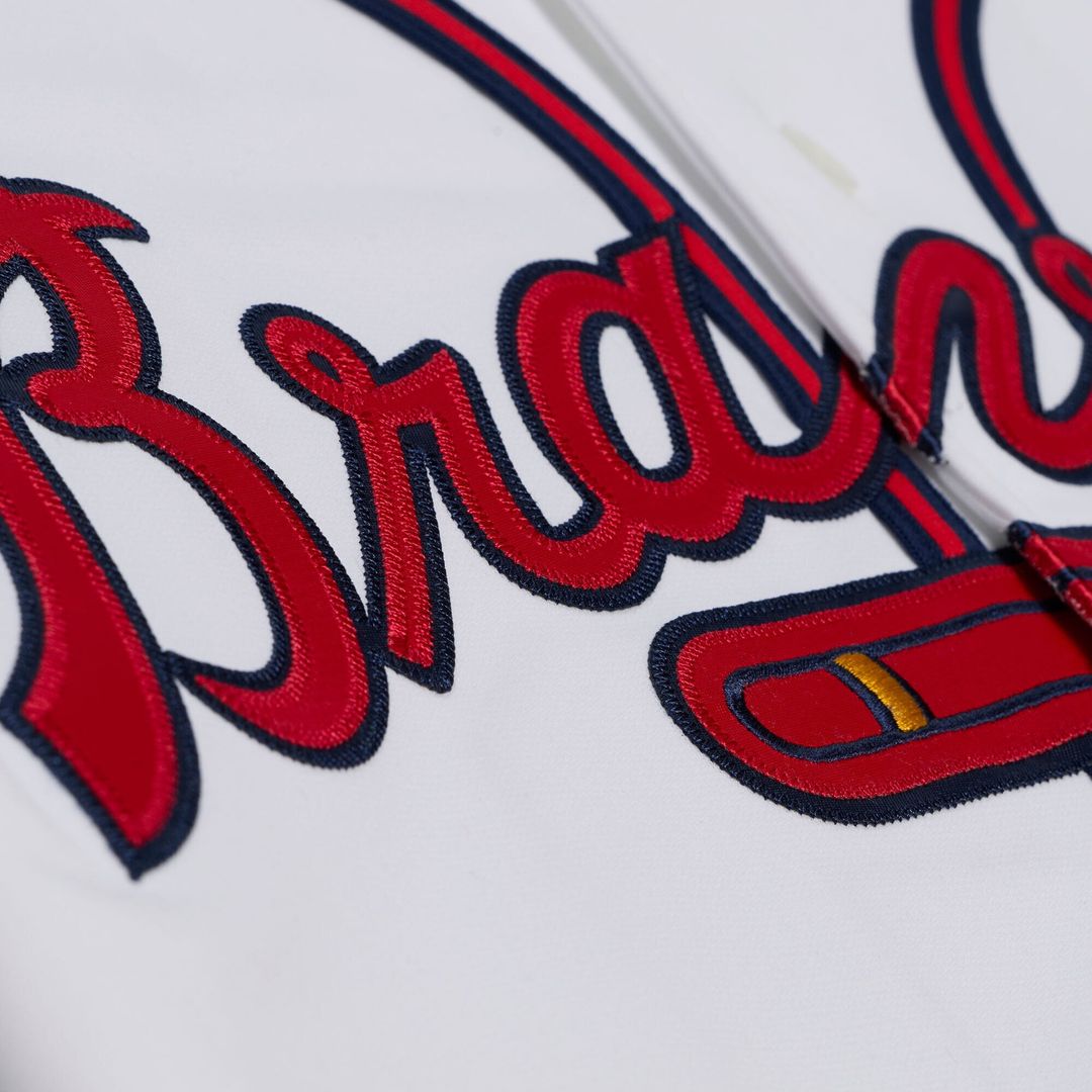 Men's Atlanta Braves Andruw Jones White 2005 Jersey