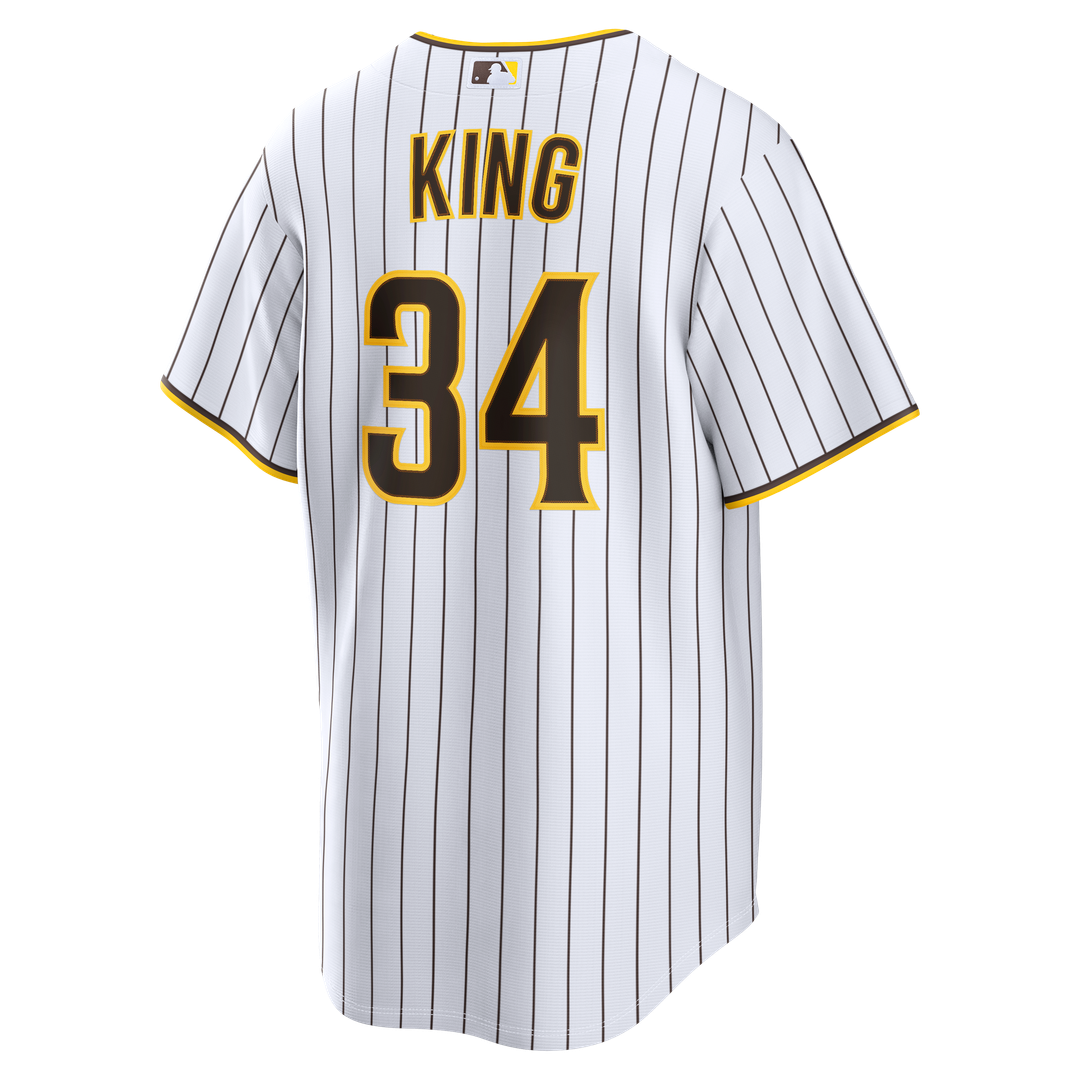 Men's San Diego Padres Michael King White Home Replica Jersey