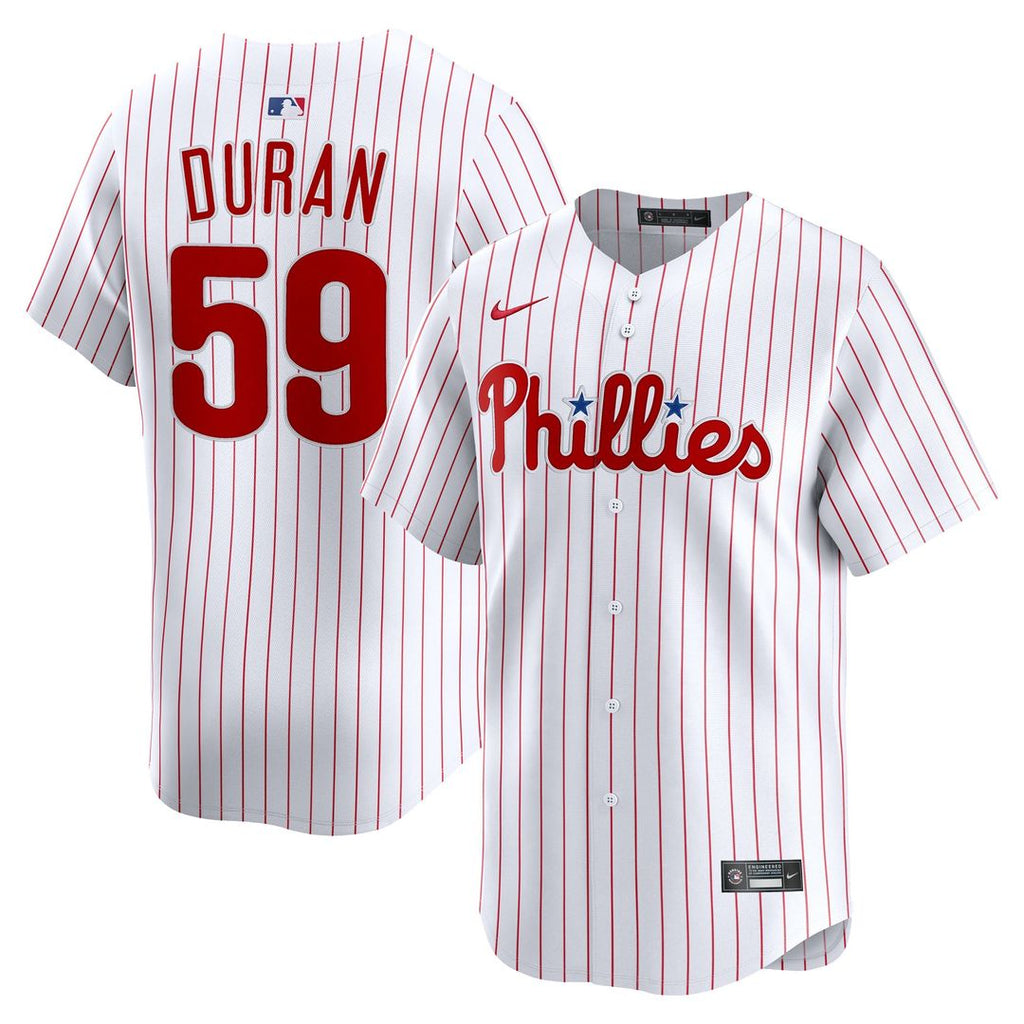Men's Philadelphia Phillies Jhoan Duran White Home Player Jersey