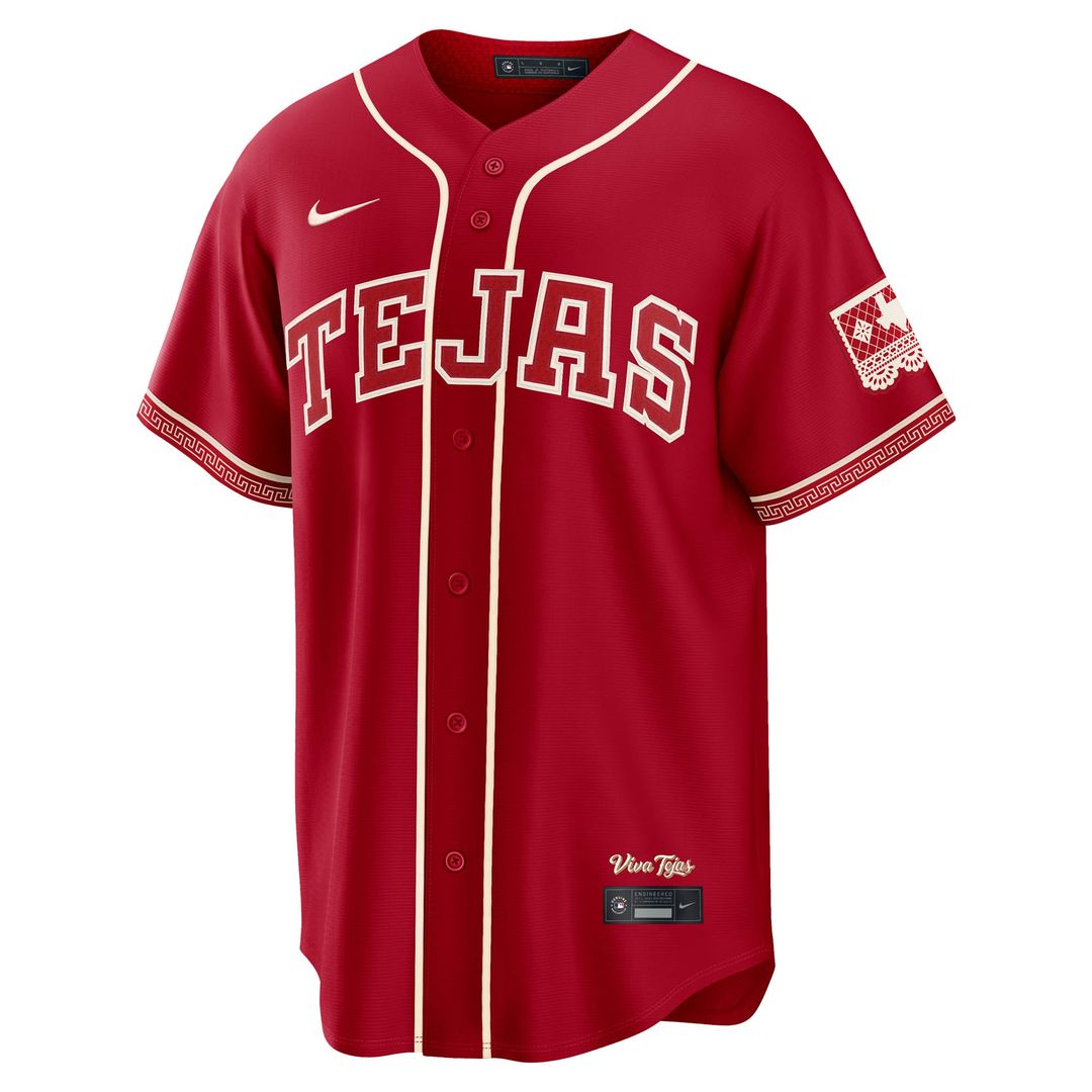 Men's Texas Rangers Josh Jung Red 2026 City Connect Stadium Jersey