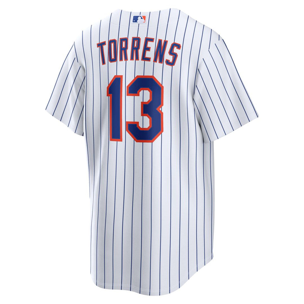 Men's New York Mets Luis Torrens White Home Replica Jersey