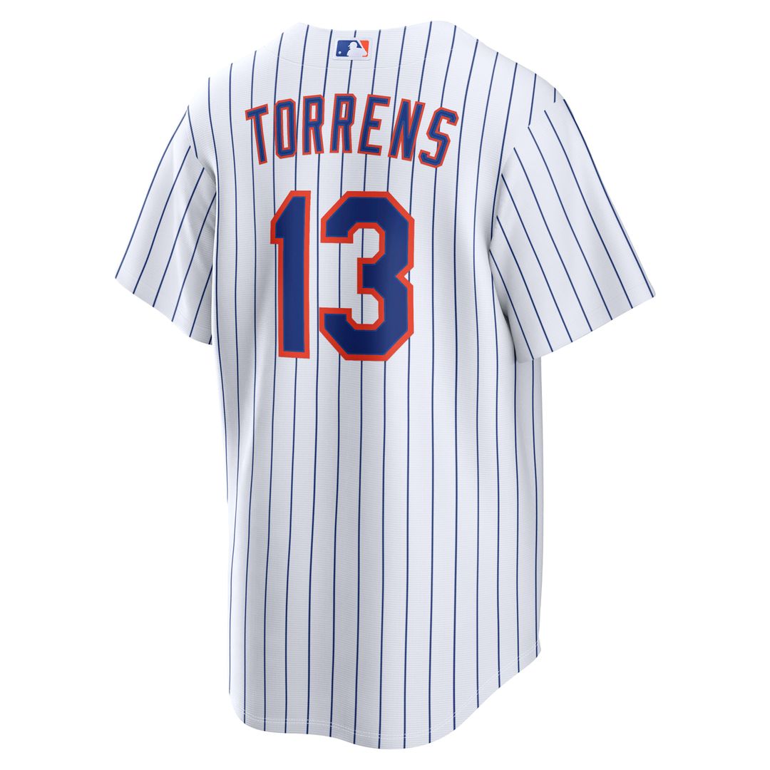 Men's New York Mets Luis Torrens White Home Replica Jersey