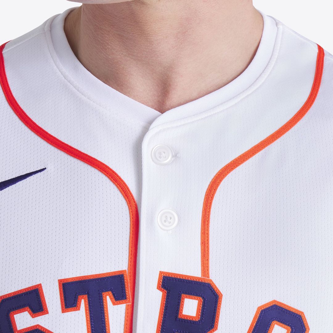 Men's Houston Astros Jose Altuve White Home Player Jersey
