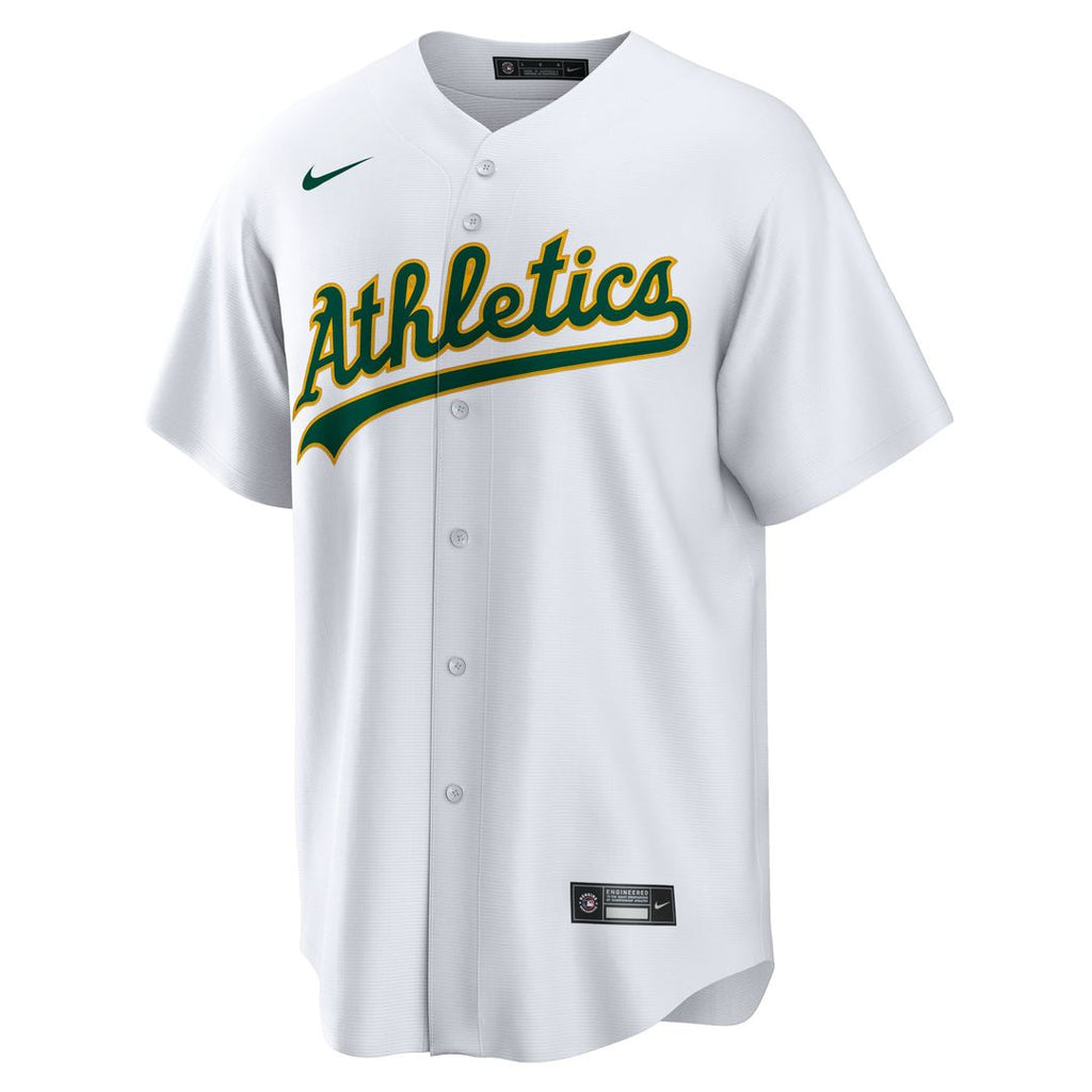 Men's Athletics Zack Gelof White Home Replica Jersey