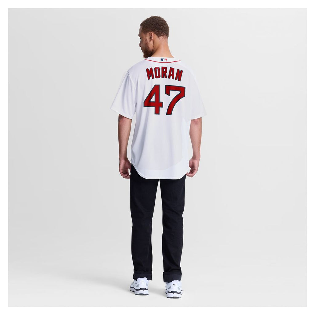 Men's Boston Red Sox Jovani Moran White Home Replica Jersey
