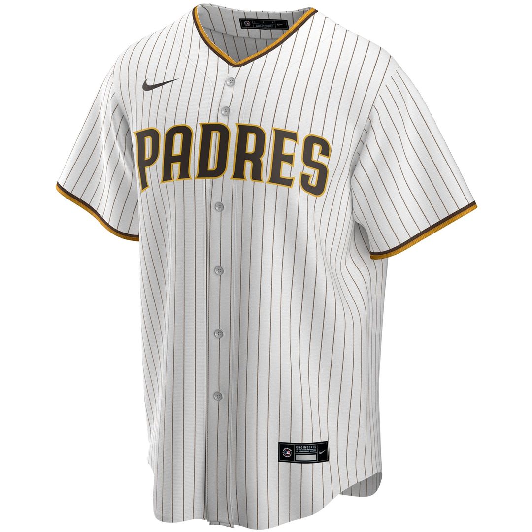 Men's San Diego Padres Manny Machado White Home Replica Player Jersey